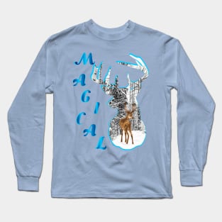 WINTER REINDEER Long Sleeve T-Shirt